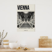 Marble Staircase Poster Vienna Architecture (Cuisine)