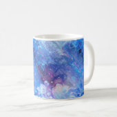 MARBLE STARRY NEBULA SKY BLUE KOFFIEMOK (Voorkant rechts)