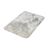 Marble Stone Abstract Creamy Mint Cali Gray Badmat (Gekanteld)
