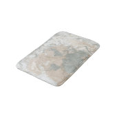 Marble Stone Abstract Creamy Mint Ivory Grey Badmat (Gekanteld)