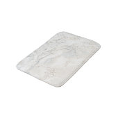 Marble Stone Bright Creamy Beige Ivory Grey Badmat (Gekanteld)