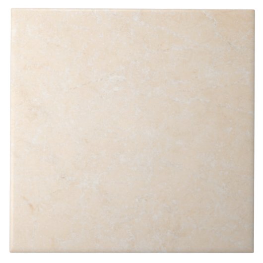 Marble Stone Cream Neutral Tile Background Blank Tegeltje (Voorkant)
