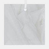 Marble Stone Glass Square Ornament (Achterkant)