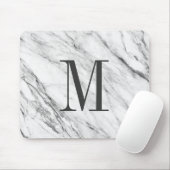Marble Stone Monogrammed MousePad Muismat (Met muis)
