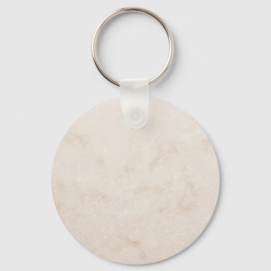 Marble Stone Neutral Tegel Sandy Background Blank Sleutelhanger (Voorkant)