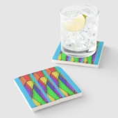 Marble Stone Onderzetter (Zijkant)