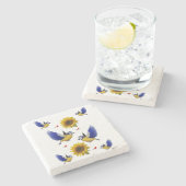 Marble Stone Onderzetter Bird (Zijkant)