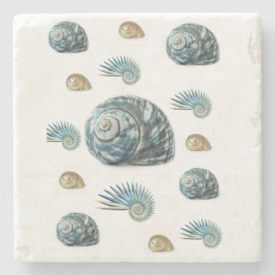 Marble Stone Onderzetter Seashell