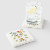 Marble Stone Onderzetter Valentijnsdag (Zijkant)