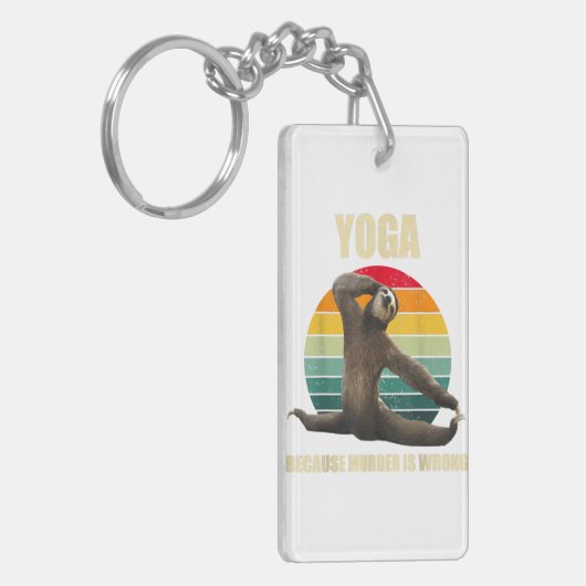 Marble Stone Premium Square Sleutelhanger (Voorkant Links)