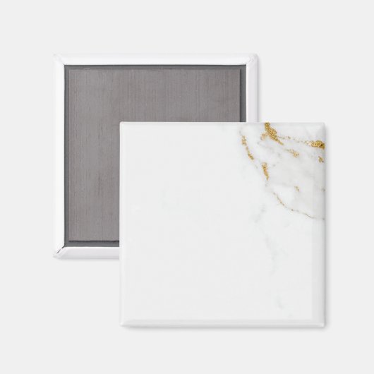 Marble Stone Square Magneet (Voorkant / Achterkant)