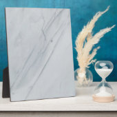 Marble Stone Tabletop Plaque met Easel Fotoplaat (Zijkant)