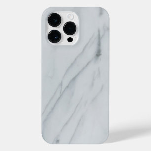 Marble Stone White iPhone 14 Pro Max Hoesje