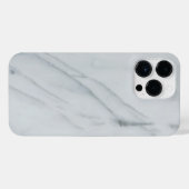 Marble Stone White iPhone 14 Pro Max iPhone Hoesje (Achterkant horizontaal)