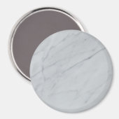 Marble Stone White Magnet Magneet (Voorkant / Achterkant)