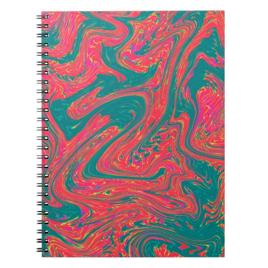 Marble Swirl Notitieboek (Voorkant)