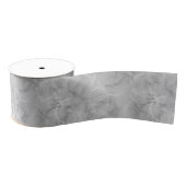 Marble swirl print - zacht grijs grosgrain lint (Spoel)