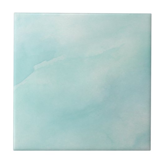 Marble Teal Blue Tegeltje (Voorkant)