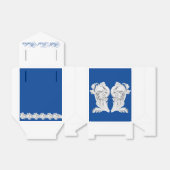 Marble Tendrils op een forendoos Bedankdoosjes (Uitgevouwen)