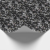 Marble Texture Black Cadeaupapier (Hoek)
