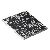 Marble Texture Black Notitieblok (Schuin)