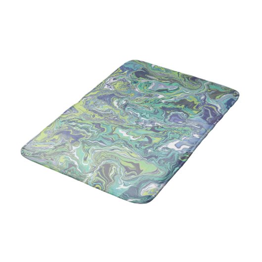 Marble Texture Pattern Cute Badmat (Gekanteld)