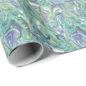 Marble Texture Pattern Cute Cadeaupapier (Rol Hoek)