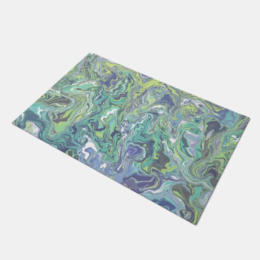 Marble Texture Pattern Cute Deurmat (Schuin)