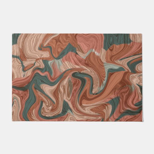 Marble Texture Pattern Deurmat (Voorkant)