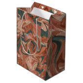 Marble Texture Pattern Medium Cadeauzakje (Achterkant Gekanteld)