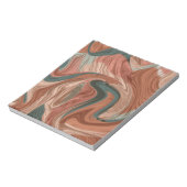 Marble Texture Pattern Notitieblok (Gedraaid)