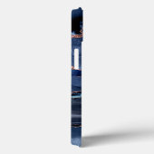 Marble Trendy Navy Blue Agate Geode Case-Mate iPhone Case (Achterkant / Rechts)