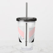 Marble Triangles Acryl Drinkbeker (Rechts)