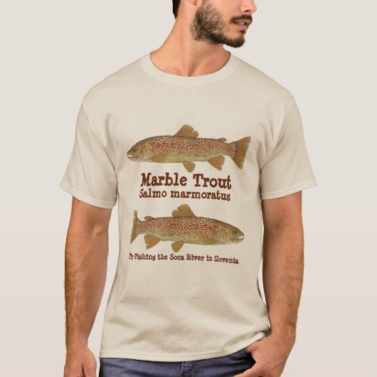 Marble Trout Apparel T-shirt (Voorkant)