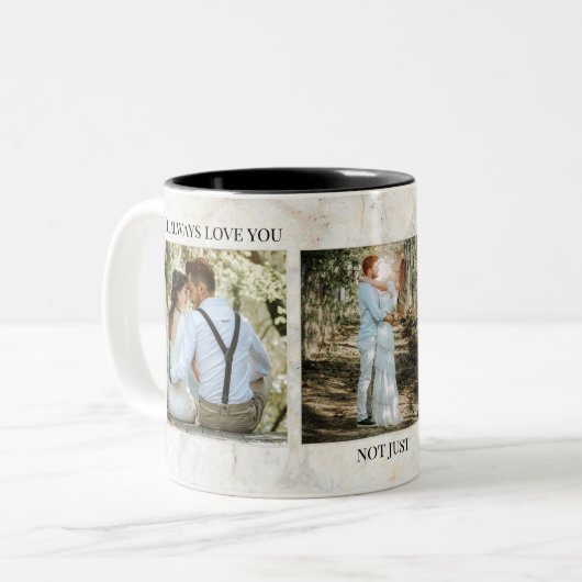 Marble Wedding 3 Photo Mug (Devant gauche)