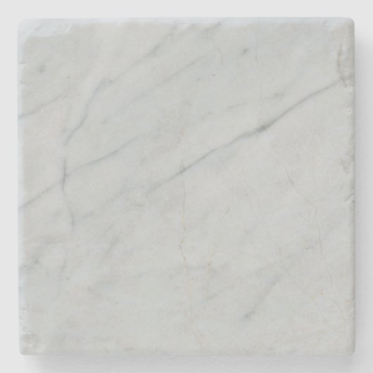 Marble White Stone Onderzetter (Voorkant)