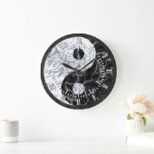 Marble Yin Yang Symbol Grote Klok (Huis)