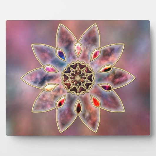 Marbled Galaxies Photo Plaque (Devant)