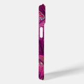 MARBLED PAPIER, ABSTRACTE PINKPLOKKEN PATROON, SWI Case-Mate iPhone CASE (Achterkant / Rechts)