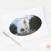Marblehead Lighthouse autocollant (Enveloppe)