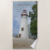 Marblehead Lighthouse badhanddoek (Voorkant)