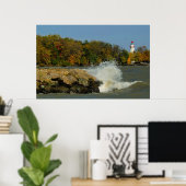 Marblehead Lighthouse Canvas Poster (Thuiskantoor)