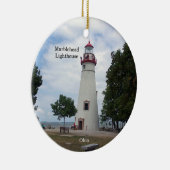 Marblehead Lighthouse cirkel ornament (Rechts)