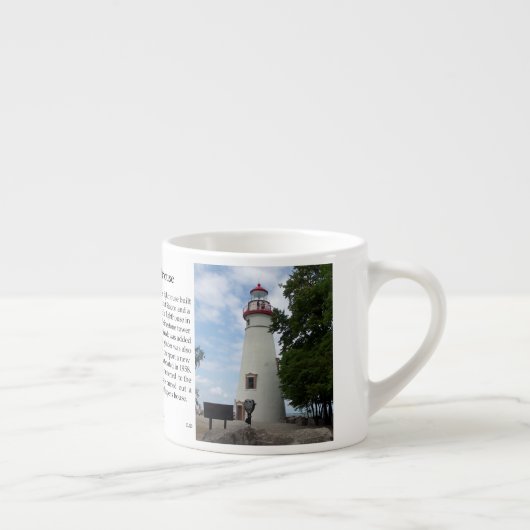 Marblehead Lighthouse geschiedenis espresso mok (Rechts)