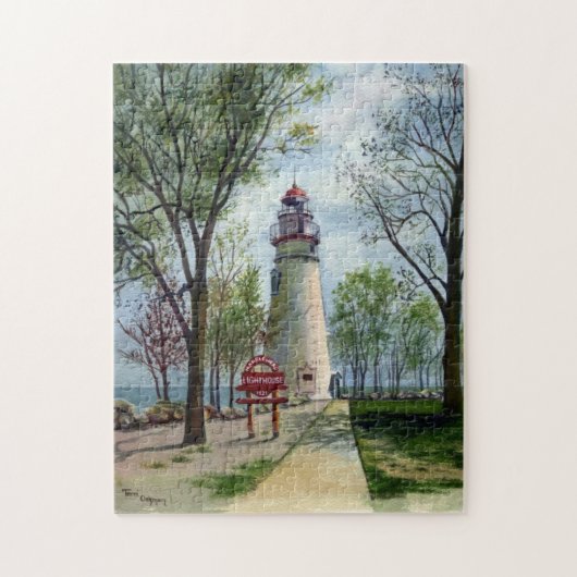 Marblehead Lighthouse Jigzaag Puzzle Legpuzzel (Verticaal)