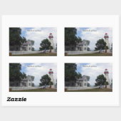 Marblehead Lighthouse & keepershouse autocollant (Feuille)