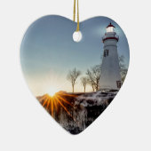 Marblehead Lighthouse Keramisch Ornament (Rechts)