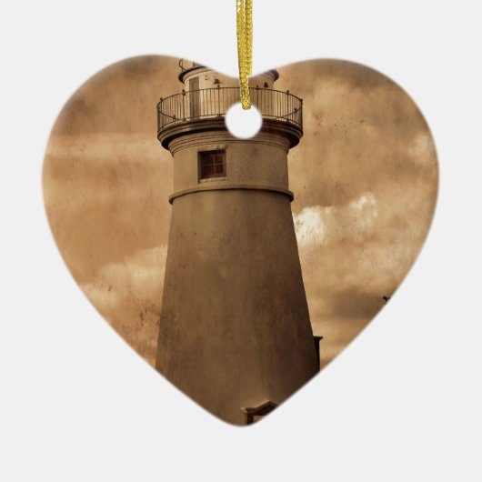 Marblehead Lighthouse Keramisch Ornament (Voorkant)
