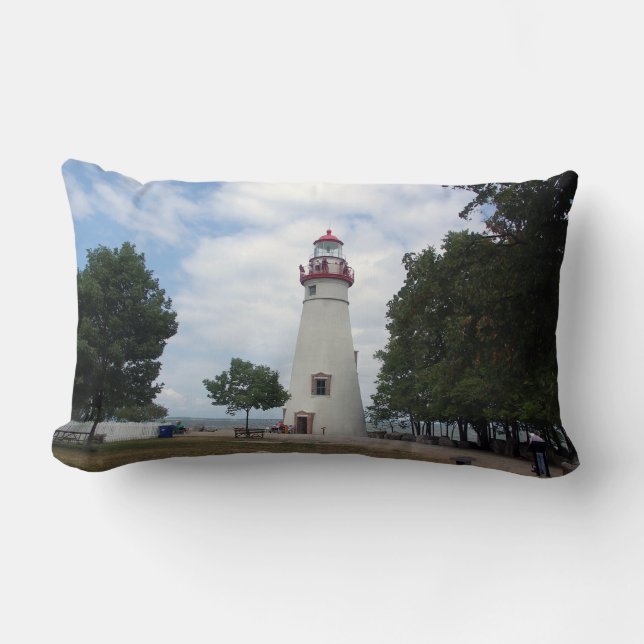 Marblehead Lighthouse lumbar pillow Kussen (Voorkant)