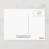 Marblehead Lighthouse, Massachusetts Briefkaart (Achterkant)